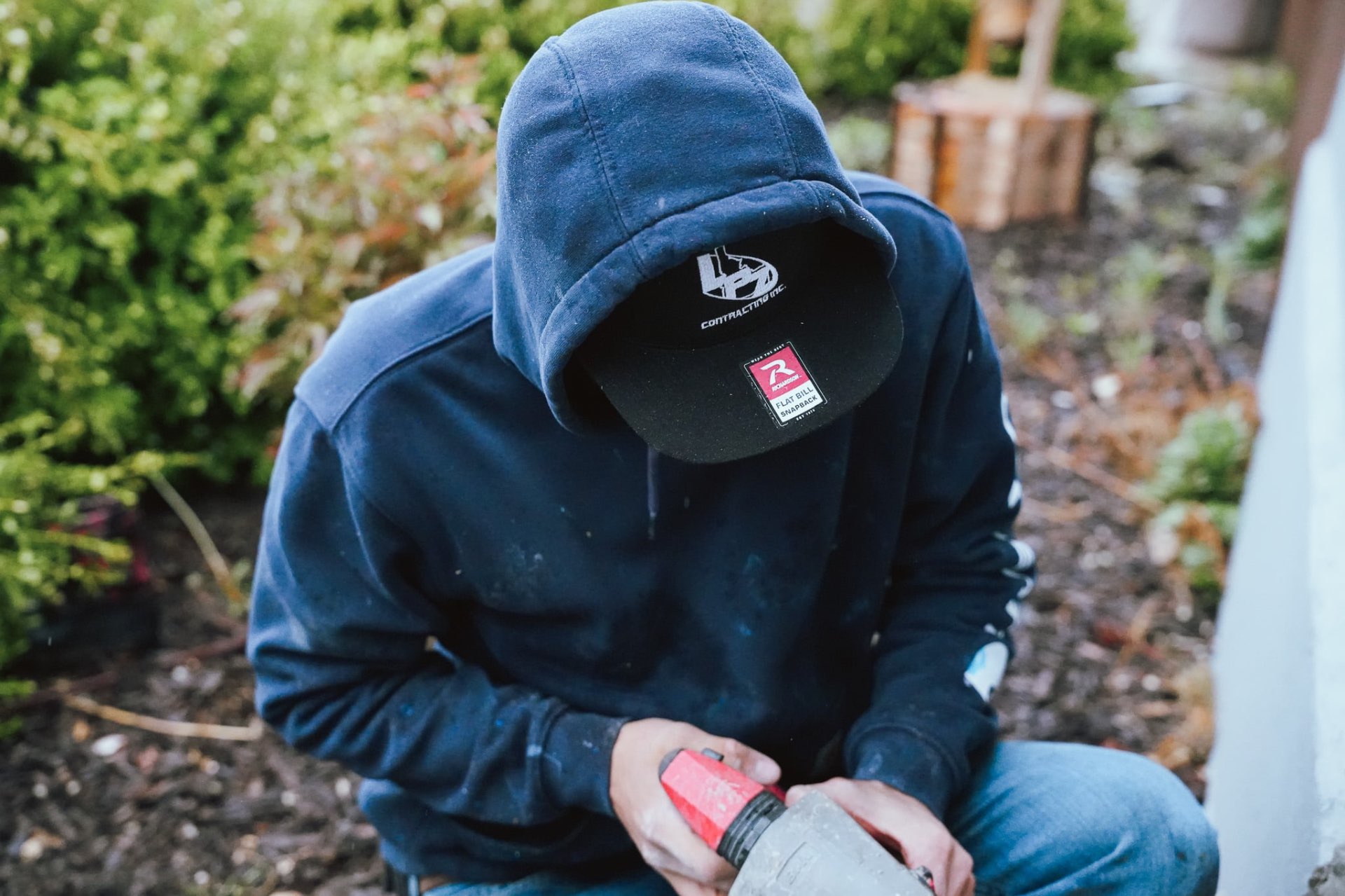LPZ Contracting team member on the job